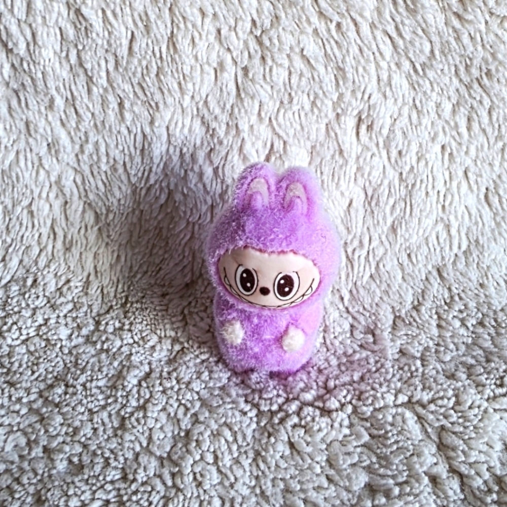 New Labubu baby/ Zimomo mini toy, 1.5' long, accessory for Pop Mart the monsters